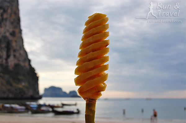 Перекус пляжный обыкновенный – четвертинка ананаса